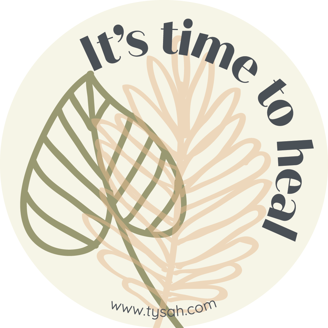 its time to heal sticker w website