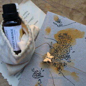 Fragrance Oil + Hand-painted journal