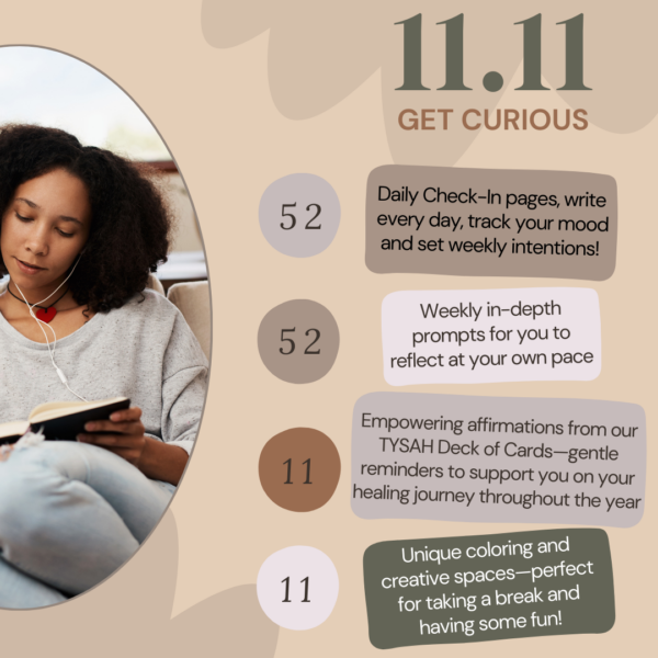 Get Curious: Journal prompts for self-discovery by TYSAH!